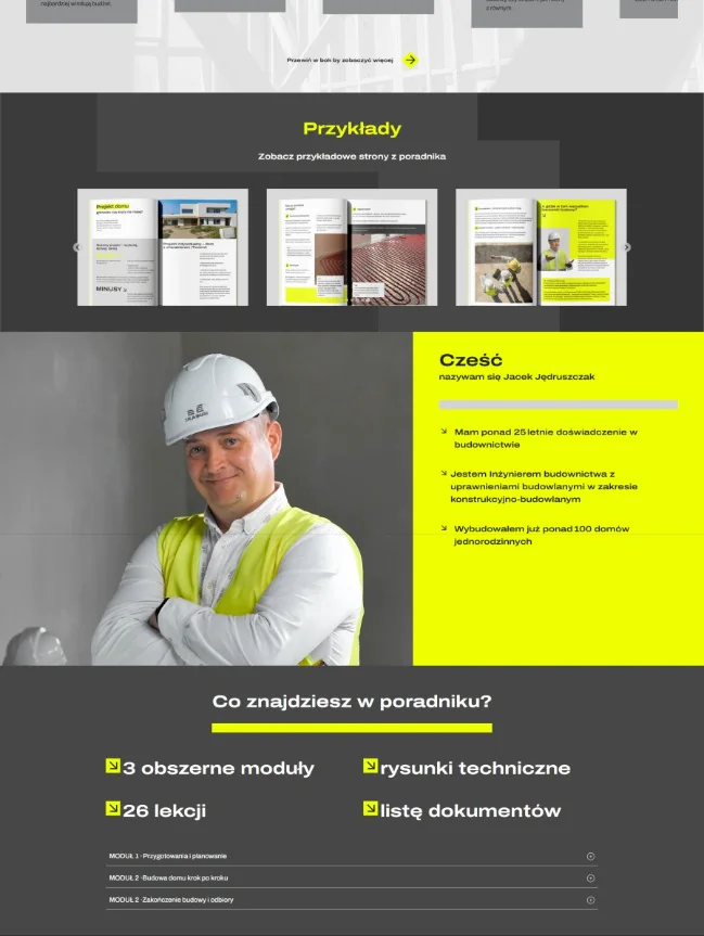 IKABUD — strona sprzedażowa, sekcja „Dla kogo”